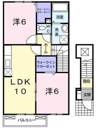 プロムナードの物件間取画像